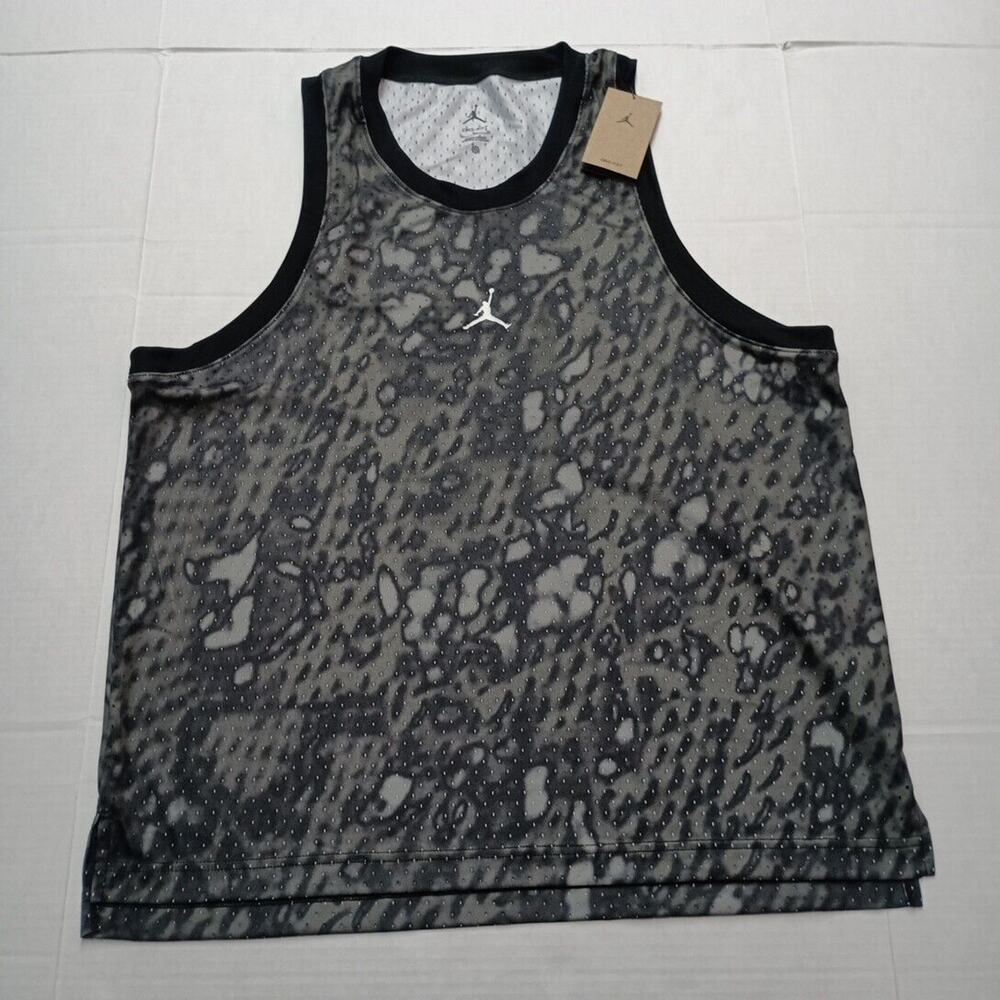 Men's Nike Jordan Dri-Fit Sleeveless Tank Top Mesh Jersey Men's XL FN5854-010